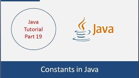 What Are Constants In Java | Benefits Of Constants | Java Tutorials | Code Bode