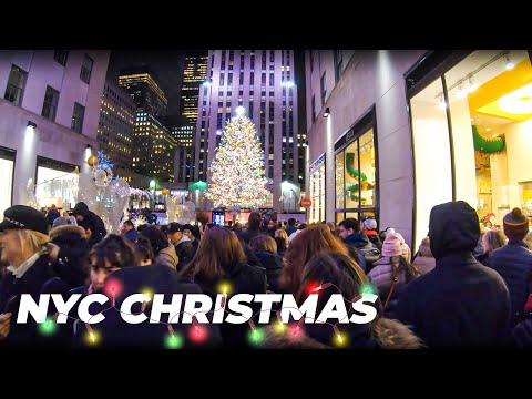 Christmas Walking NYC ✨5th Avenue, Rockefeller Center, Radio City Music Hall (December 2019)