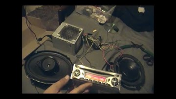 How to power a Car Stereo with a Computer Power Supply