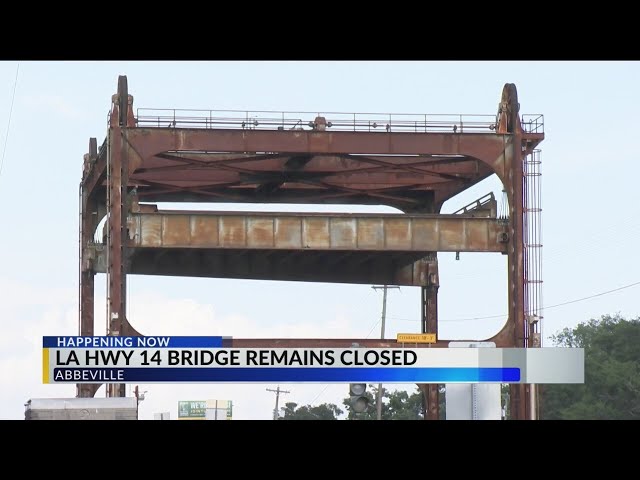 DOTD officials expect Highway 14 bypass bridge in Abbeville to reopen Friday afternoon class=