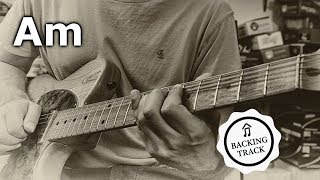 Slow Rock Blues Backing Track in Am