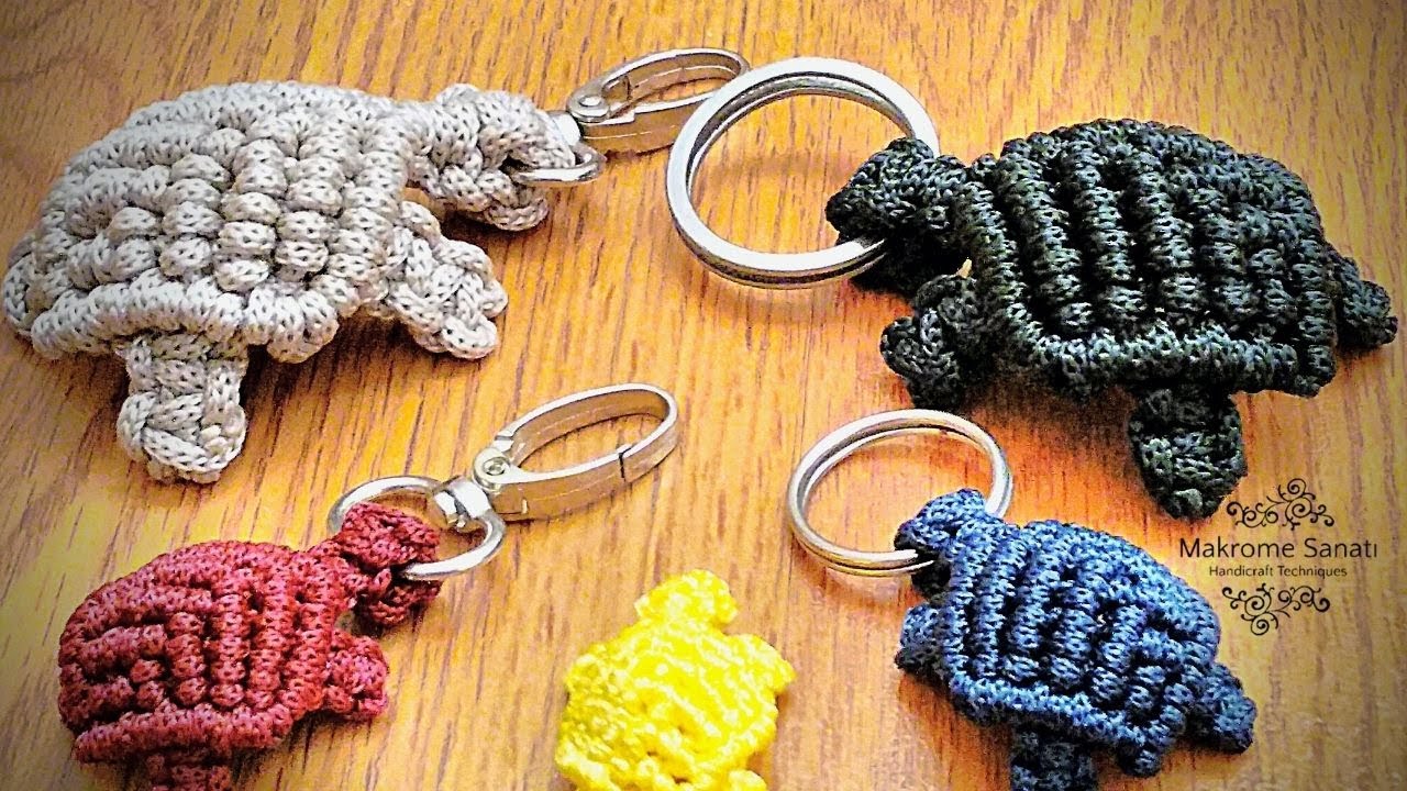 TURTLE KEYCHAIN MAKING | MACREME