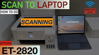 Epson EcoTank ET2820 Scanning.