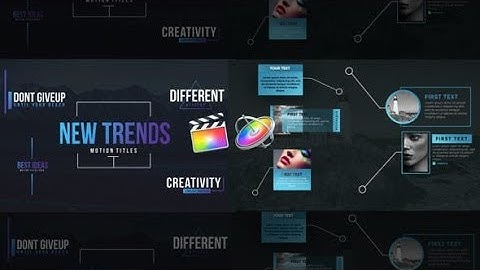 Top Apple Motion Projects: Trendy Titles Pack