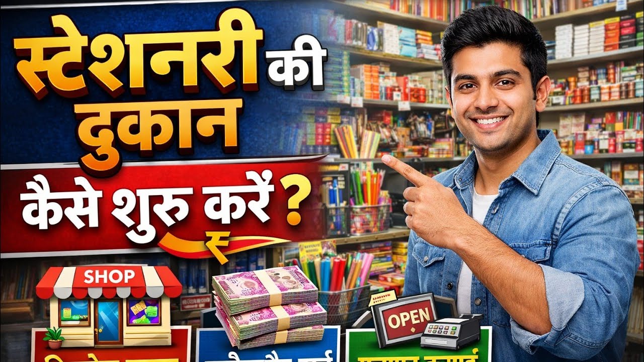 स्टेशनरी की दुकान कहा और कैसे start करनी चाहिए. Speacial new stationery shopkeepar video