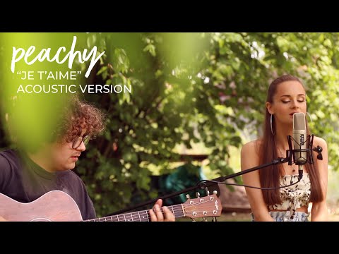 PEACHY - "Je T'aime" Acoustic Version - Backyard Sessions