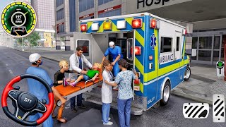Ambulance City Rescue Simulator - 911 US Emergency Ambulance Driving 3D! Android Gameplay screenshot 2