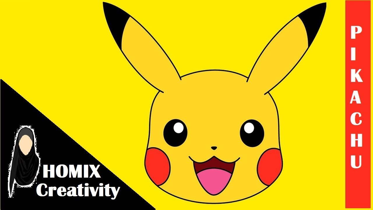 How To Draw Pikachu Face Pikachu Face Drawing Kids Drawing Tutorial Step By Step Youtube