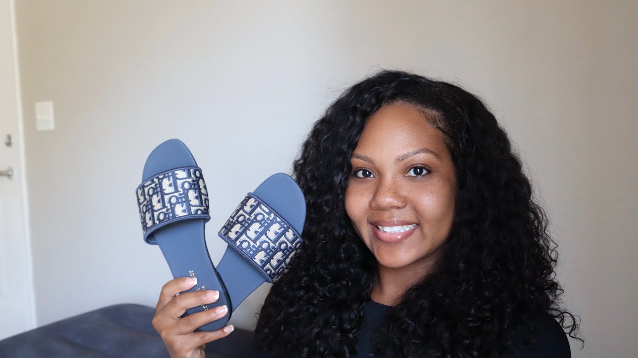 Dior Oblique Sandal Unboxing + Review - YouTube
