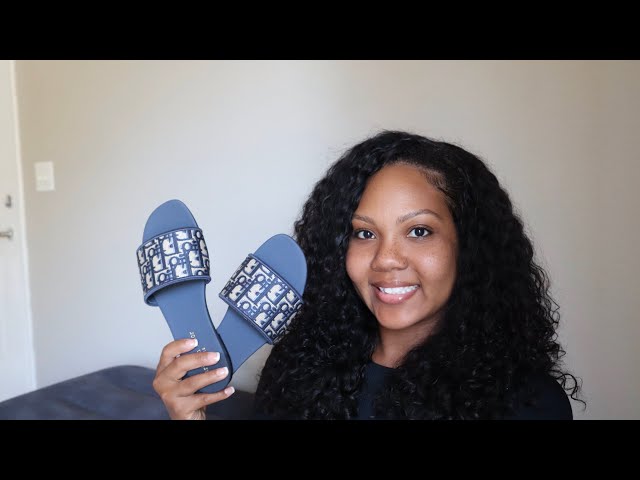 Dior Oblique Sandal Unboxing + Review - YouTube