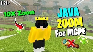 Minecraft Zoom Mod For 1.21 | MCPE ZOOM Mod (Hindi)