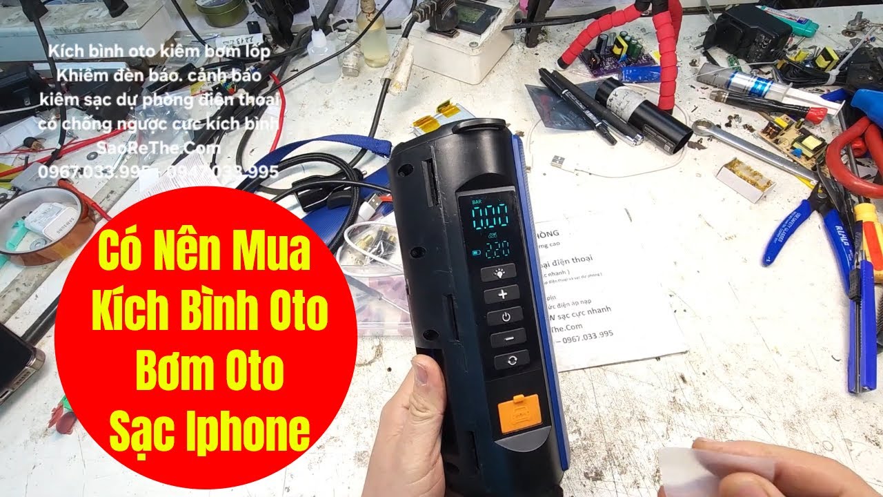 Kích bình oto kiêm bơm lốp