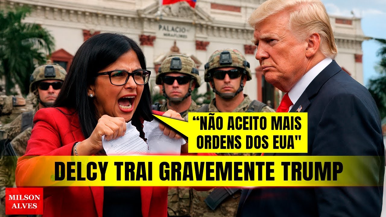 DELSY em RUPTURA GRAVE com TRUMP: Discurso anti-EUA explode na Venezuela