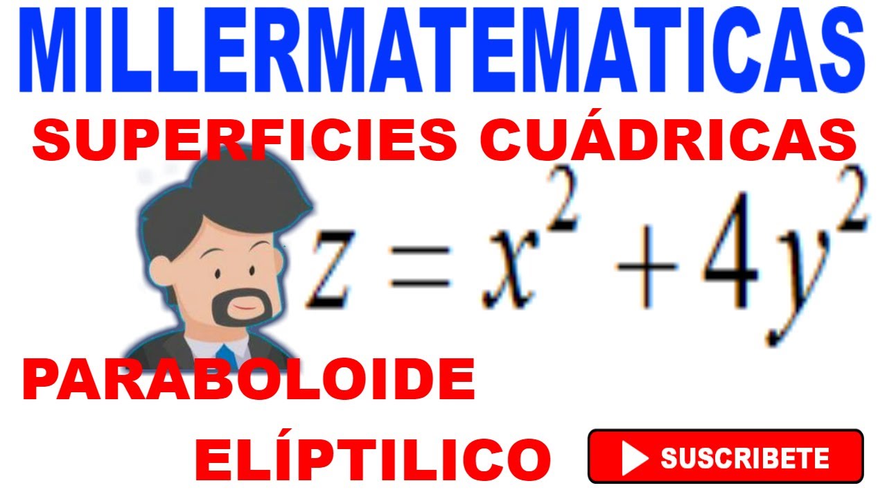 Superficies cuadricas 🚀paraboloide eliptico🏆Superficies cuadraticas//vectorial | Millermatematicas