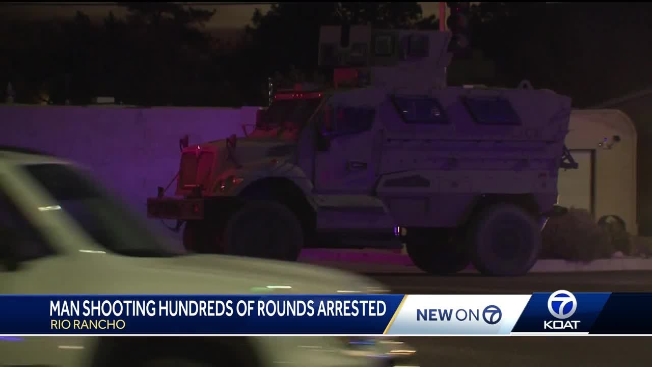 Rio Rancho man fires off hundreds of rounds - YouTube