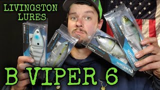 Livingston Lures B Viper 6 Glide Baits Unboxing