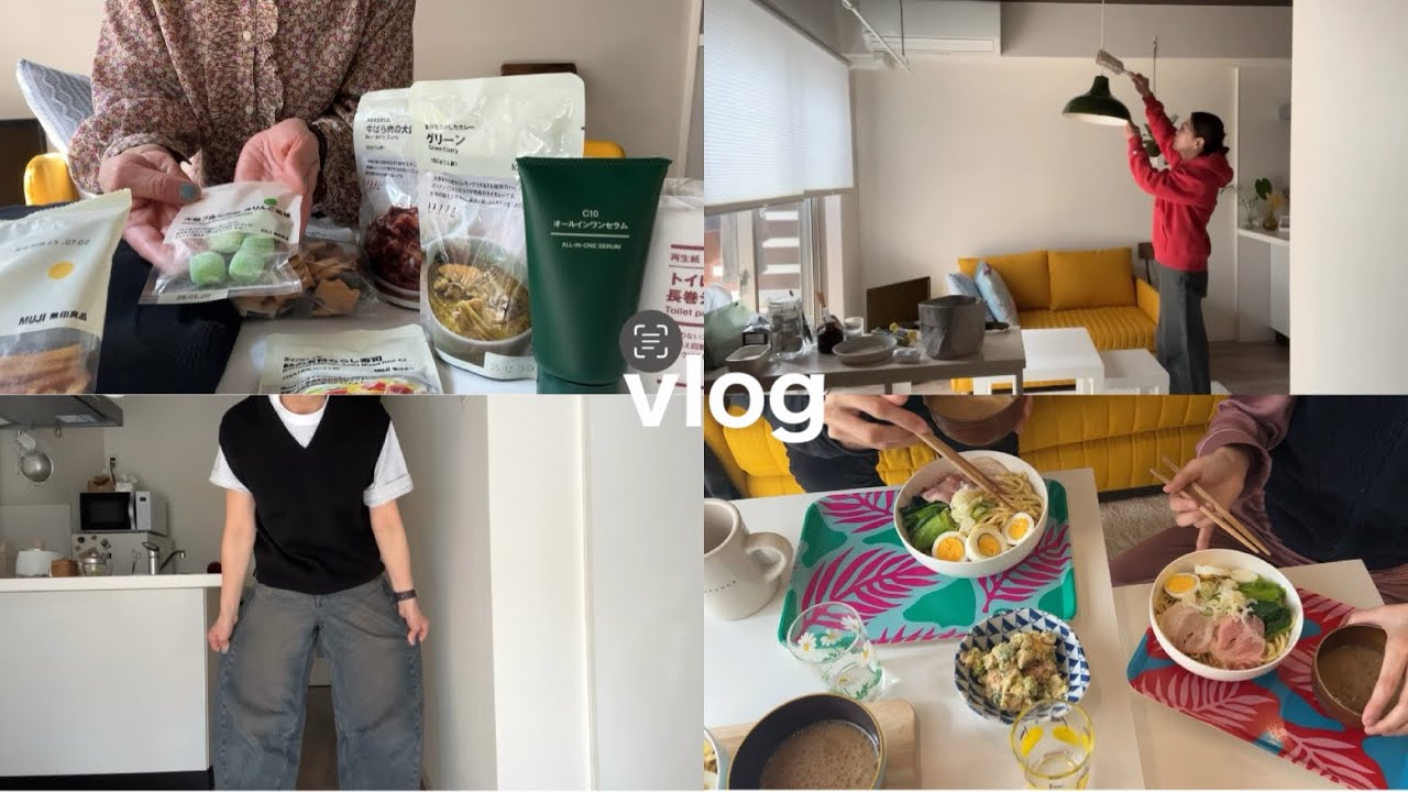 50代女/一人暮らし/片付けて、掃除して、食べて、良品週間へ行ってきた