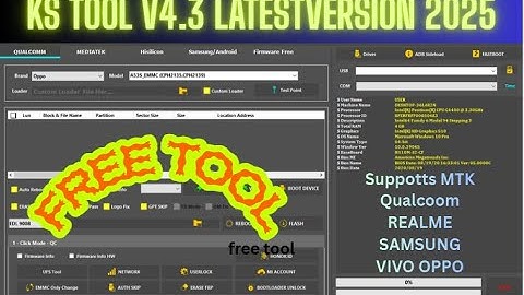 SUPER UPDATE KS Tool V4.3   2025  BEST TOOL SUPPORTS ALL CPU FOR ANDROID REPAIR l All Xiaomi Frp