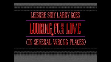 Leisure Suit Larry 2 (1/12): Intro