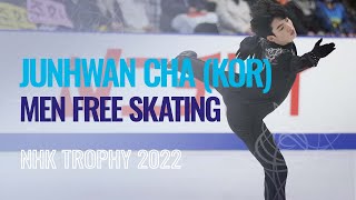 Junhwan CHA (KOR) | Men Free Skating | Sapporo 2022 | #GPFigure