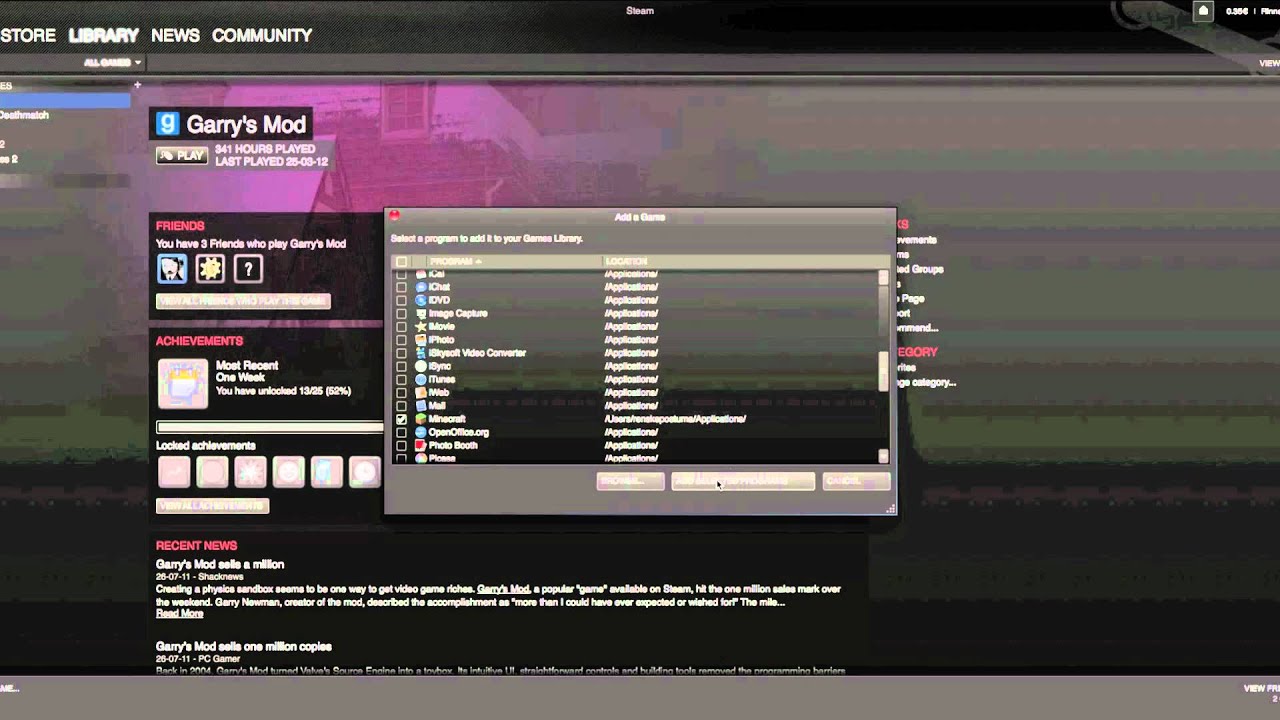 How to add a non-steam game in steam - YouTube