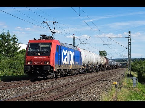 Güterzüge auf der Frankenwaldbahn und bei Bamberg - Raildox, TXL, EGP uvm.