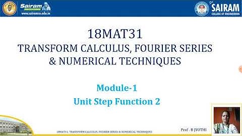 Lecture video_18MAT31_Module 1_Tutorial_B Jyothi