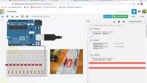 10 LED Bar Array Patterns
