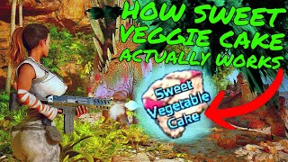 How SWEET VEGTABLE CAKE in Ark Survival Ascended ACTUALLY WORKS!!