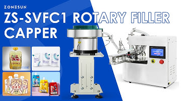 ZONESUN ZS-SVFC1 Rotary Spout Pouch Filler Servo Motor Filling Capping Machine