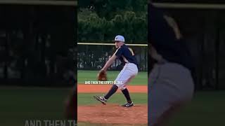This pitcher did a magic trick to fool the batter 😳 #baseball