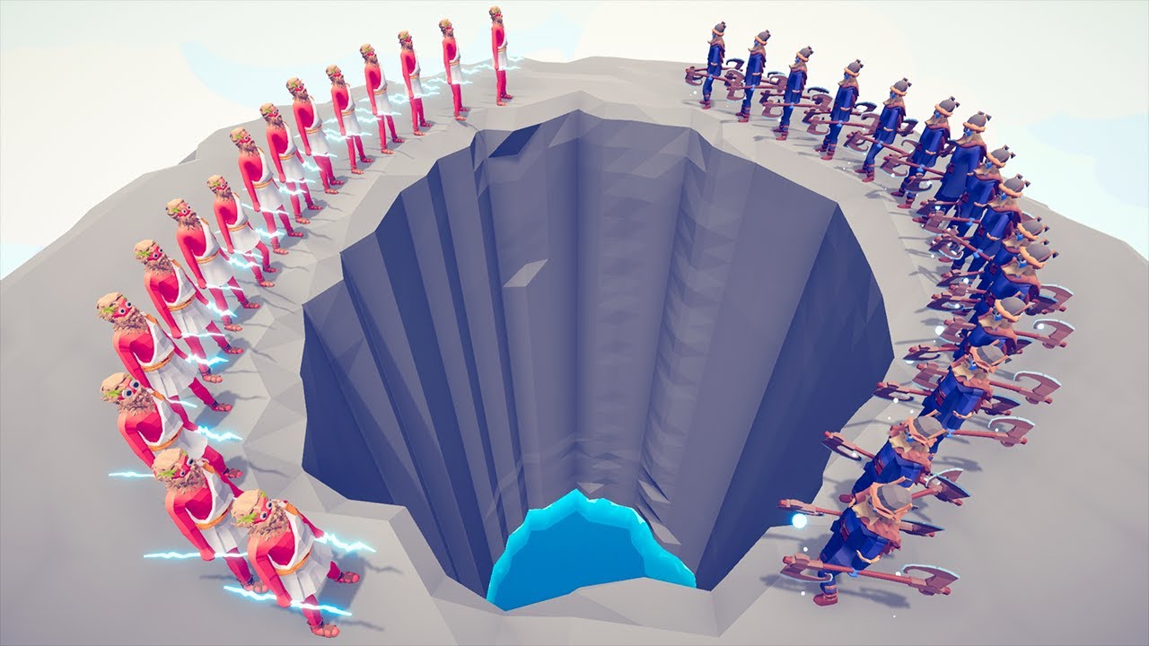 TOURNAMENT AT THE GIANT'S WELL - MAP CREATOR 🏊🏾 | Totally Accurate Battle Simulator TABS