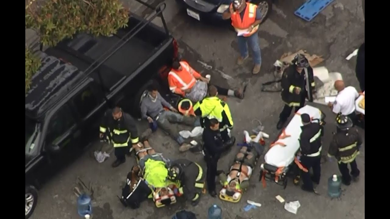 OAKLAND BUILDING COLLAPSE Raw video of Oakland building collapse and injured workers YouTube