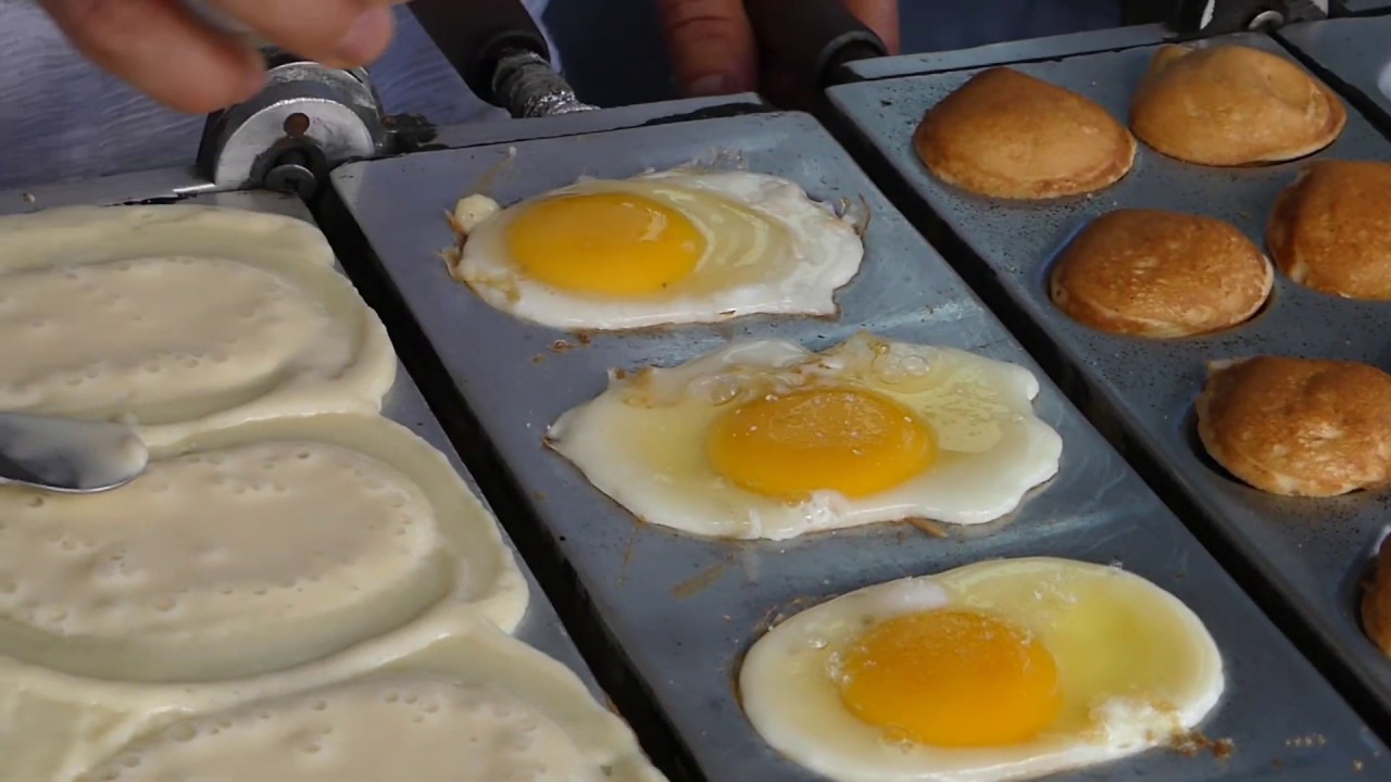 천원짜리 고소한 계란빵 / 신설동 계란빵,영양빵 / Egg bread /  Korean Street Food