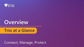 Overview: Manage It All From One Place With Trio