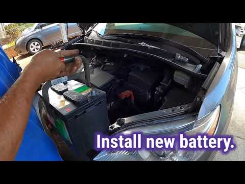 How to Replace a Battery on a 2018 Toyota Sienna LE While Saving the Memory - YouTube