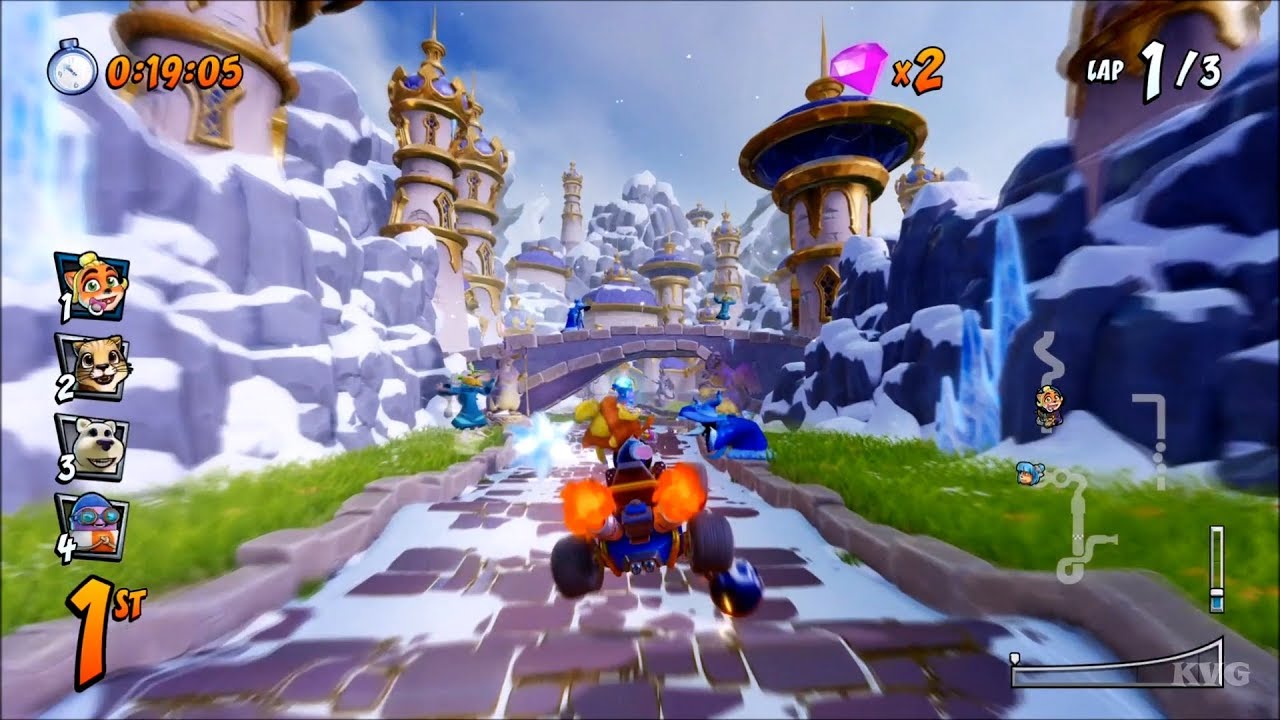 Crash Team Racing Nitro-Fueled - Spyro Circuit Gameplay (PS4 HD) [1080p60FPS]