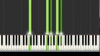4 Rnb Chords in C minor (MIDI) [Synthesia] (Piano tutorial)