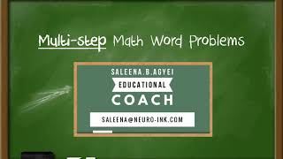 Maths Multi-Step Word Problems