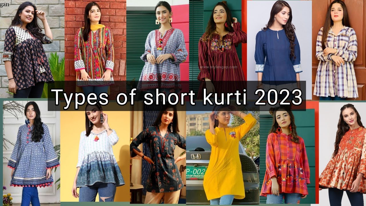 Very Pretty 2023 Summer Lawn Short Kurta Designs/Teen Girls Cotton Lawn Kurti  Designs|@kami2878 - YouTube