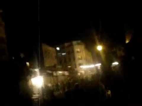 دوما: إطلاق نار كثيف على المتظاهرين بعد التراويح 5/8/2011
