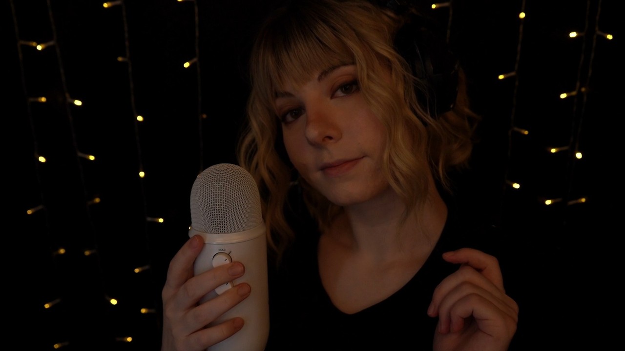 ASMR | close up, clicky & breathy whispering - semi lofi, ambience sounds, mouth sounds