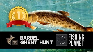 FISHING PLANET COMPETITION - Barble Ghent Hunt UNCUT 1st Place Ft 2 Uniques and GAME CRASH!