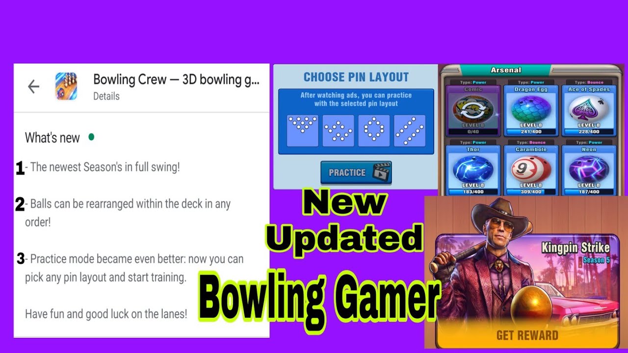 New update Bowling Crew || Bowling Gamer || Season Pass 5 Full Details