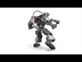 Video: LEGO® 76277 Marvel War Machine Bruņu robots