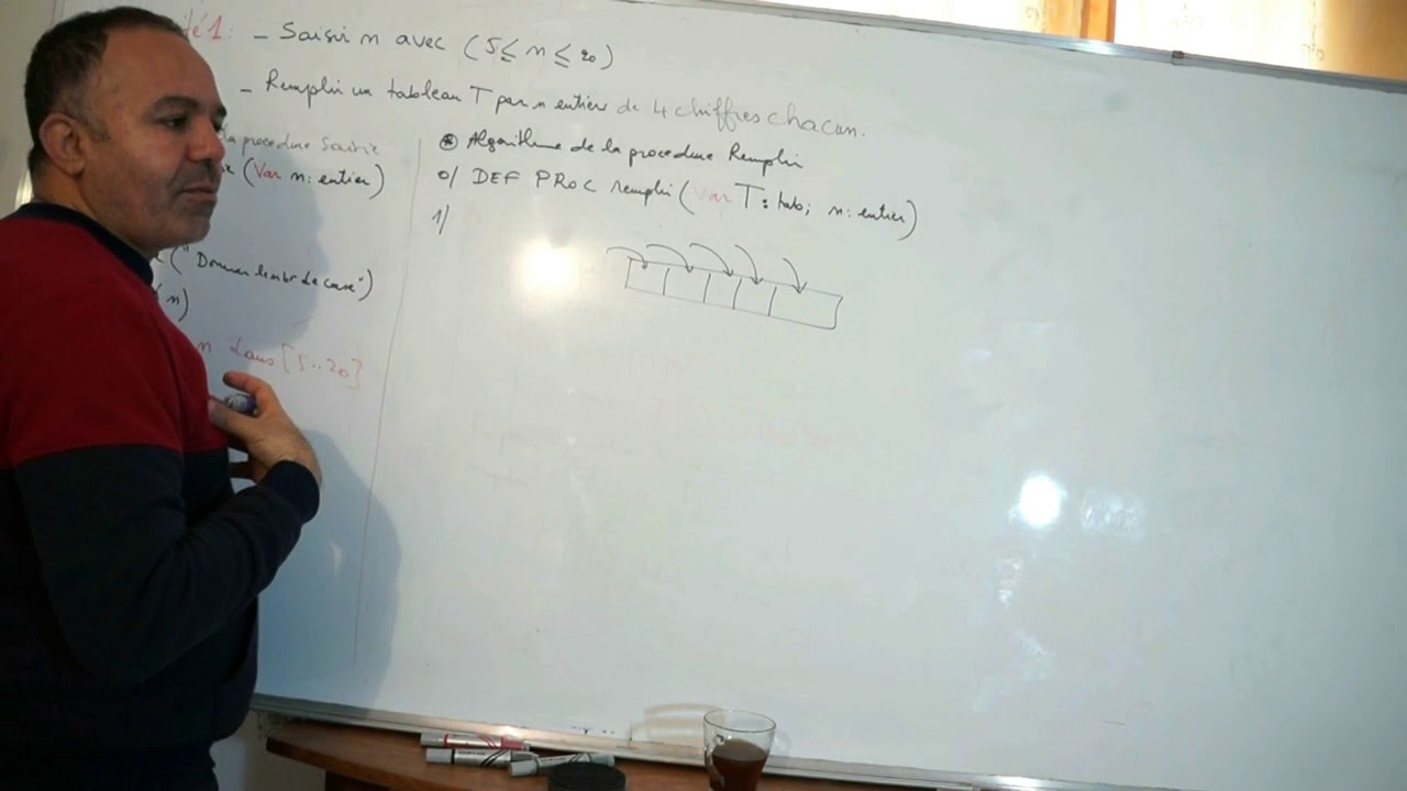 Remplissage d'un tableau (Seance 01)