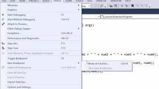 Celebrity 31. Different types of VS Projects - Other Debugging Functions Profile