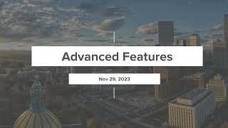 Advanced Features Recap - 2023