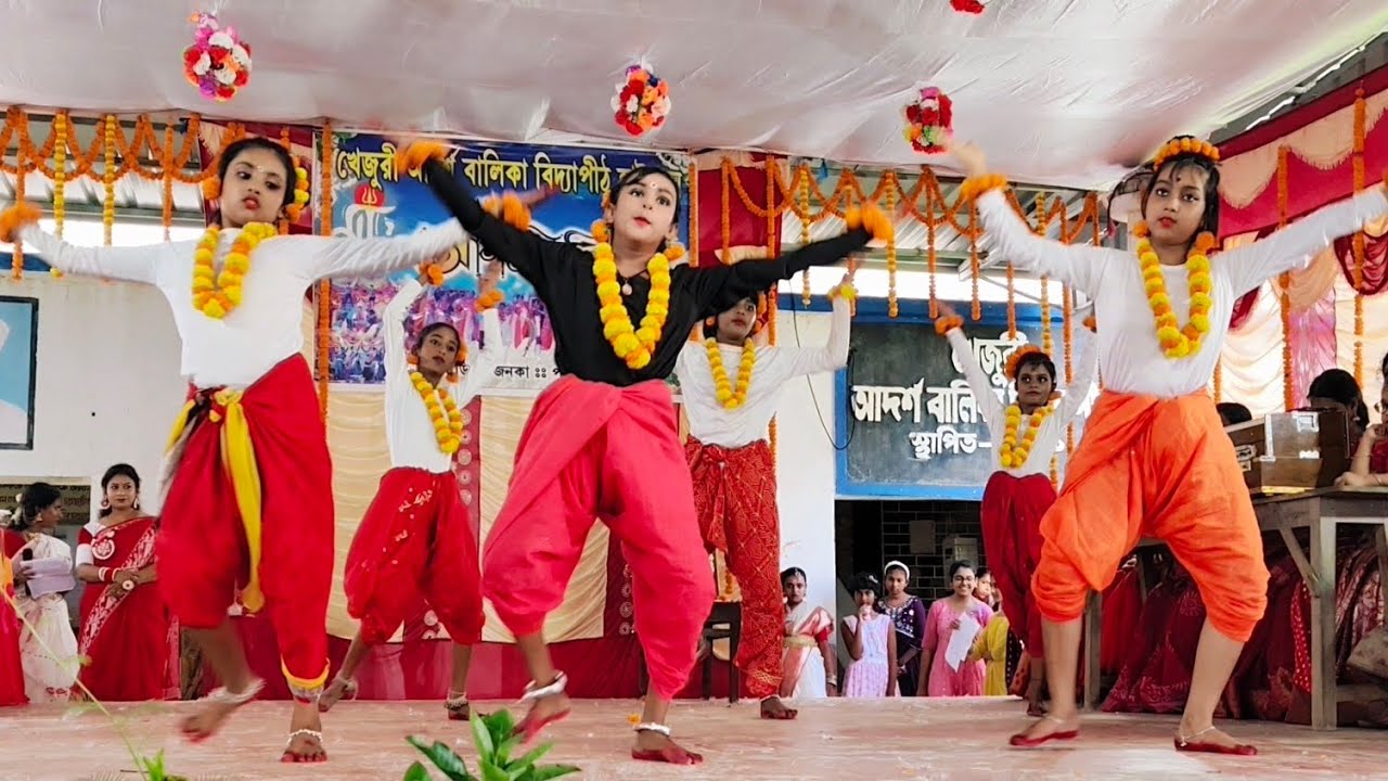।। 'শিব বাবা বম...'।।  সমবেত নৃত্য।।  আগমনী ২০২৫।।  খেজুরী আদর্শ বালিকা বিদ্যাপীঠ হাই স্কুল।। 
