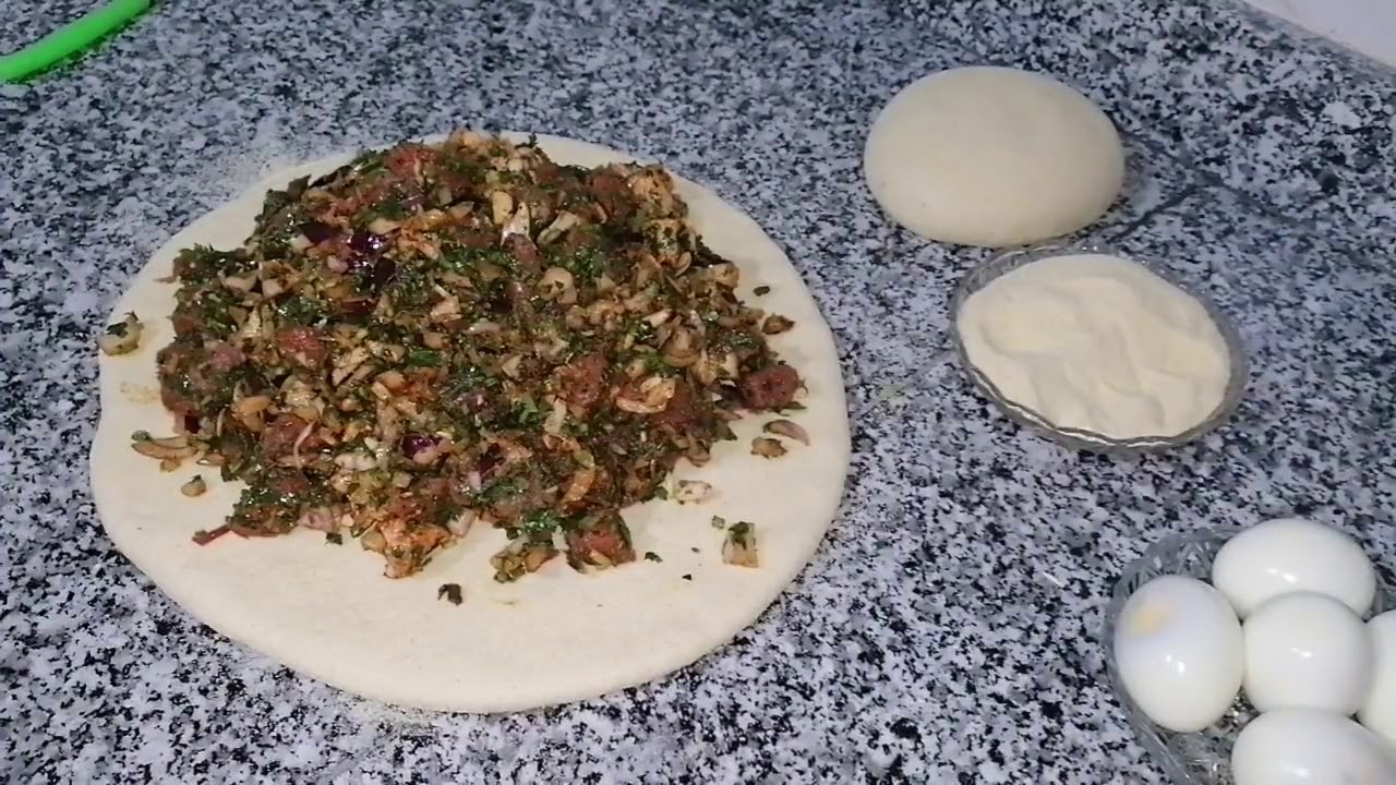 خبز مدفون باللحم بطريقه رائعة و المذاااااق وااعر لذيذة بزاف 😘🤤✔️✔️✔️✔️